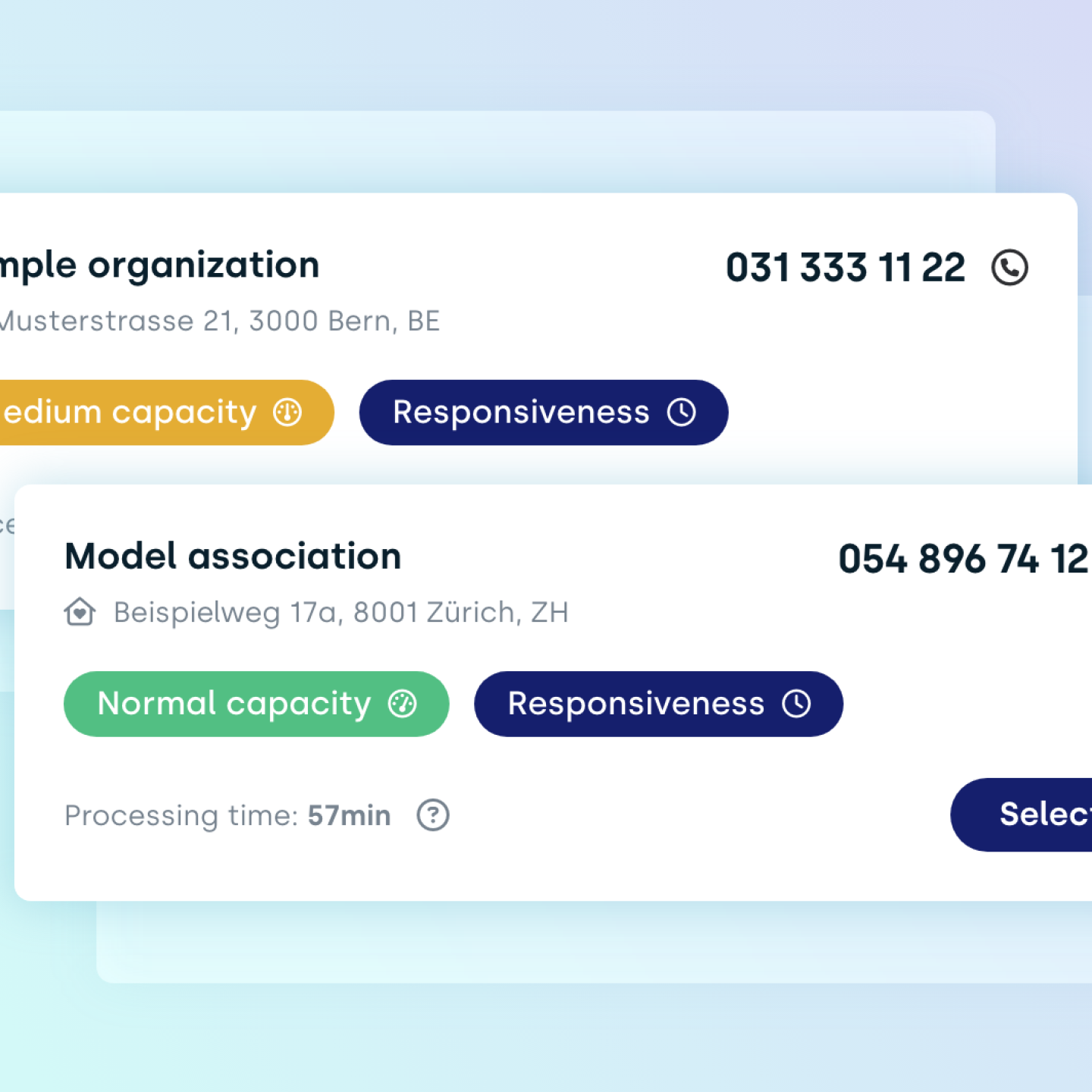 Designate free capacities via capacity management module